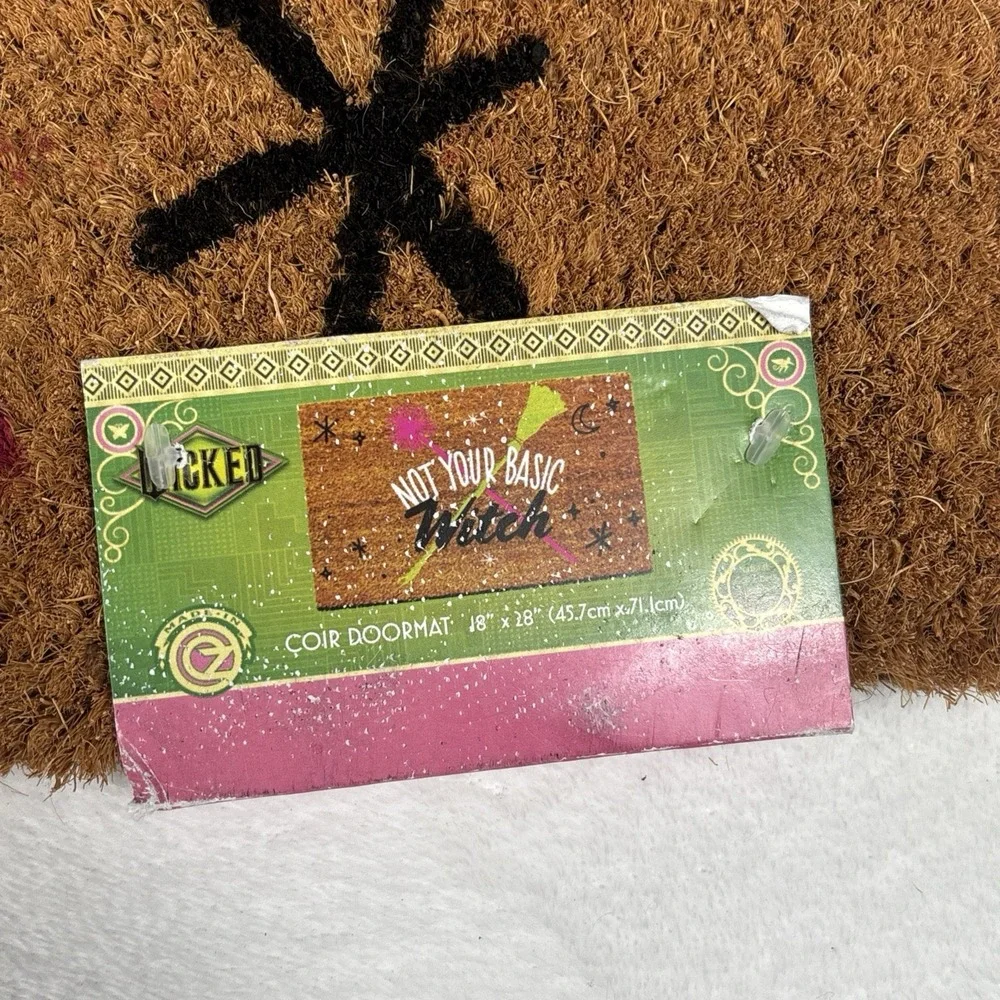 Wicked Not Your Basic Witch Halloween Coir Doormat (18